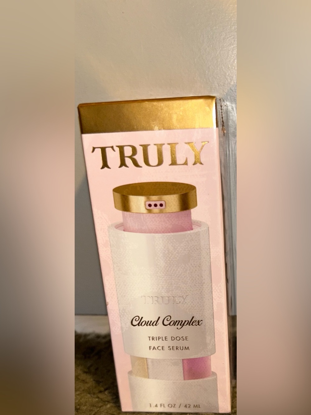 TRULY Cloud Complex Face Serum — Pink & Gold Accents
